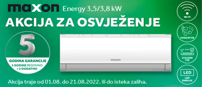 maxon energy kolovoz 2022