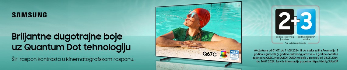 Samsung Q67C serija Televizori Akcija Srpanj 2024