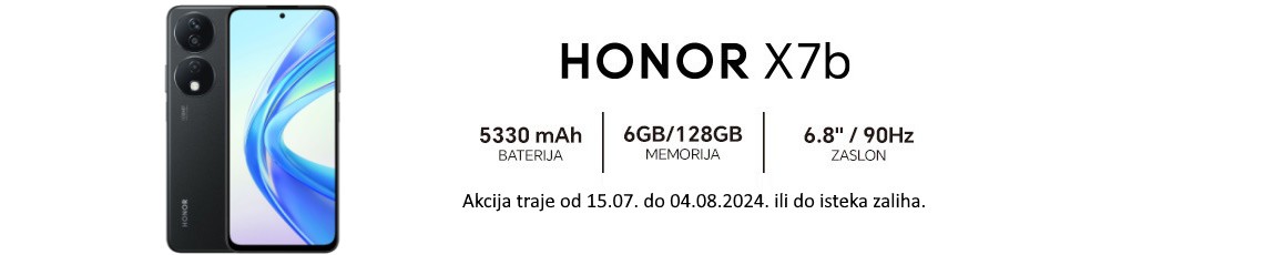 Akcija HONOR X7b Crni