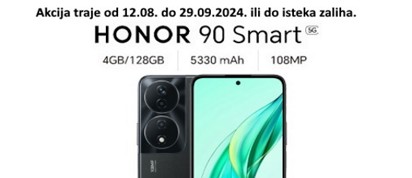 akcija honor 90 smart 5g black kolovoz24