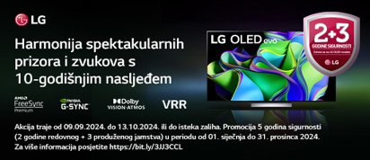 lg oled televizori akcija rujan 2024