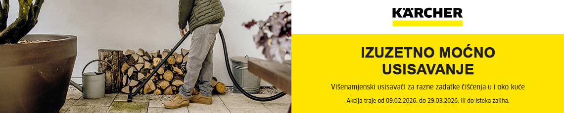akcija karcher usisavači 2mj 2026