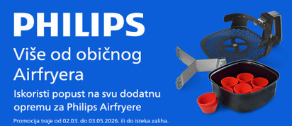 philips airfryer dodaci akcija ožujak 26