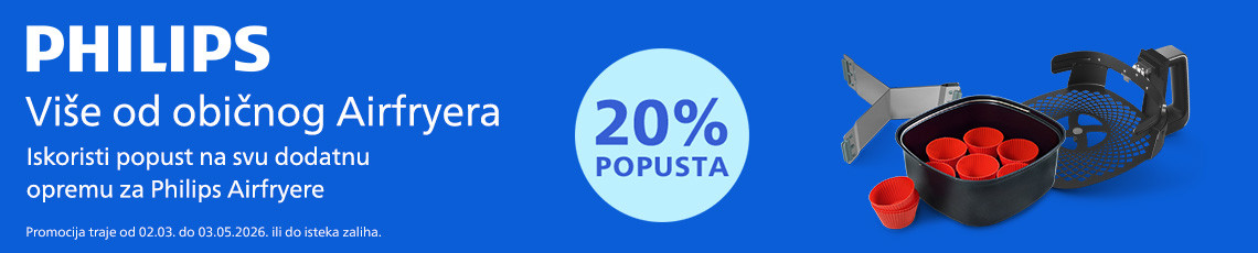 philips airfryer dodaci akcija ožujak 26