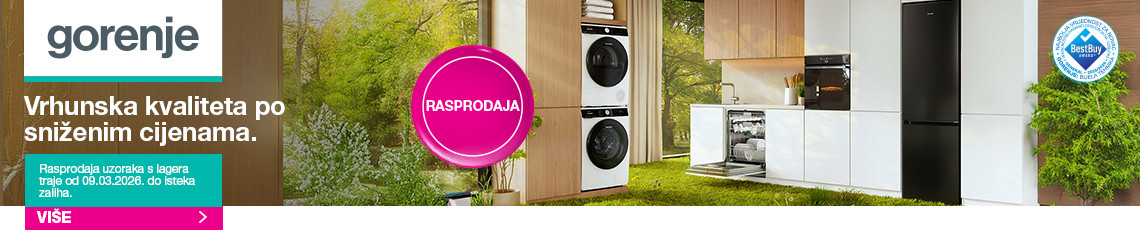 Gorenje rasprodaja ozujak 2026