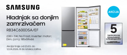 samsung rb34c600dsa akcija ožujak 2026