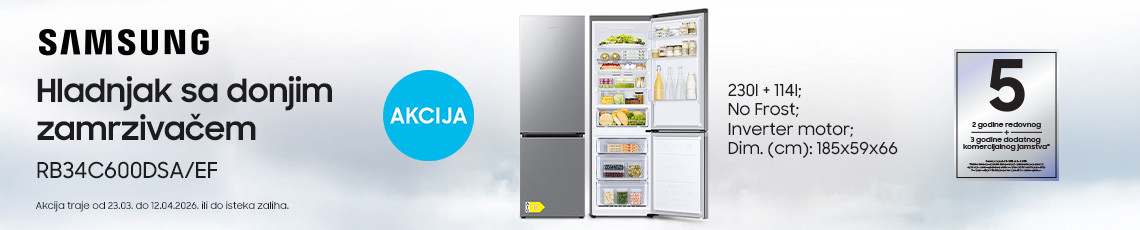samsung rb34c600dsa akcija ožujak 2026