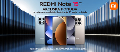 akcija redmi note 15 serija 3mj 2026