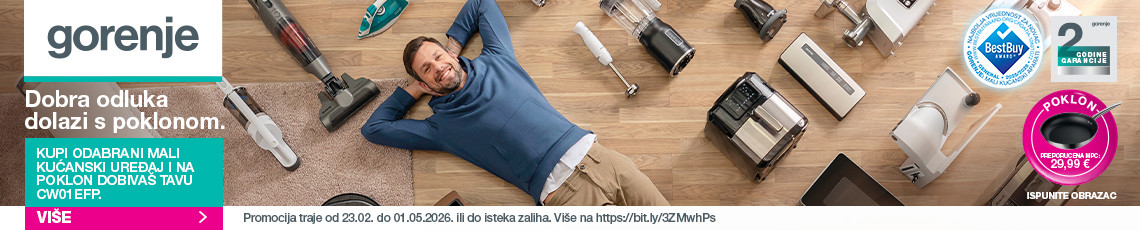 Gorenje mali kucanski aparati i tava