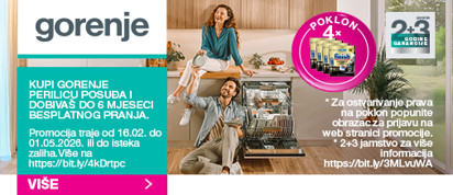 gorenje perilice posuda i poklon