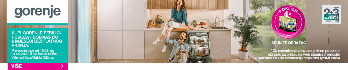 Gorenje perilice posuda i poklon