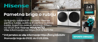 hisense pametna briga o rublju i poklon