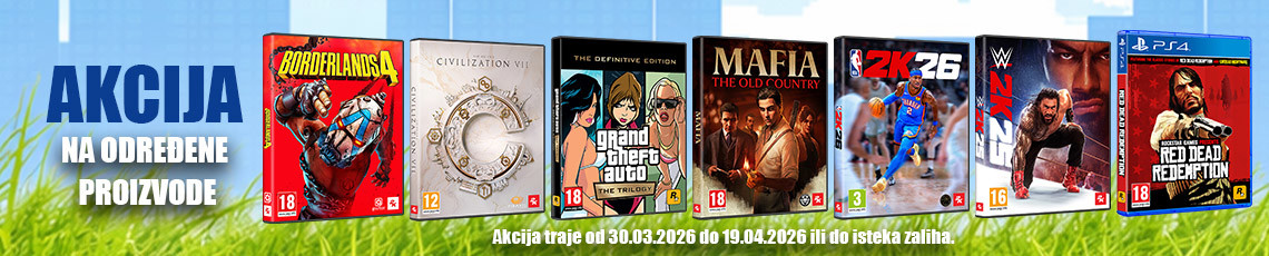 Igre Akcija Take2 Ozujak 2026