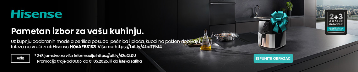 Hisense pametni izbor za vašu kuhinju