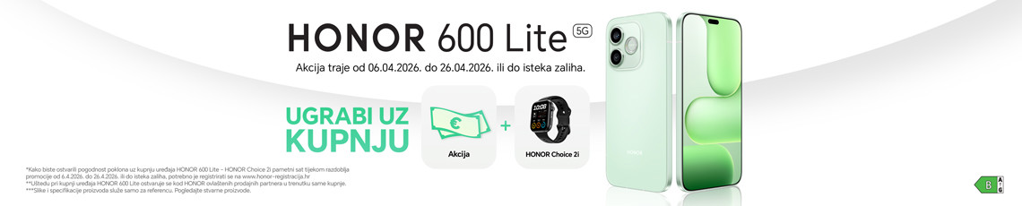 Akcija Honor 600 Lite Travanj