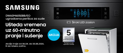 samsung dw60m6050bb akcija travanj 2026