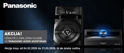 panasonic audio akcija svibanj 2026