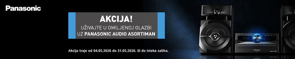 panasonic audio akcija svibanj 2026