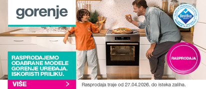 gorenje rasprodaja odabranih modela 