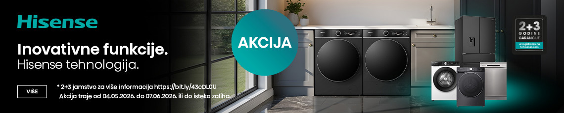Hisense bijela tehnika svibanj