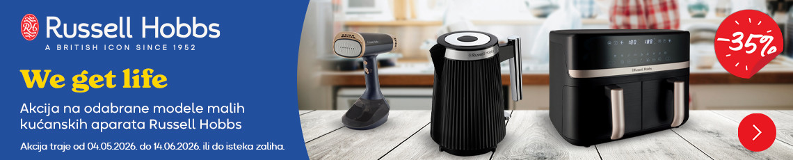 russell hobbs kućanski aparati, svibanj