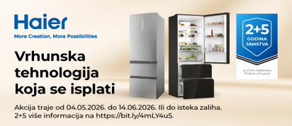 haier kombinirani hladnjaci, svibanj