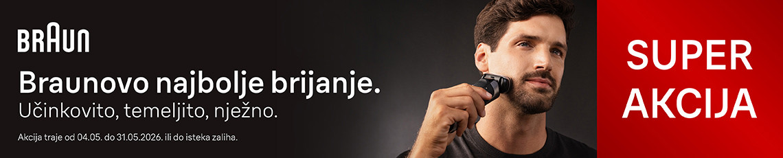 braun aparati za brijanje svibanj 2026