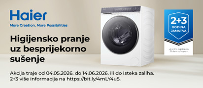 haier perilica sušilica rublja hwd90b14367us