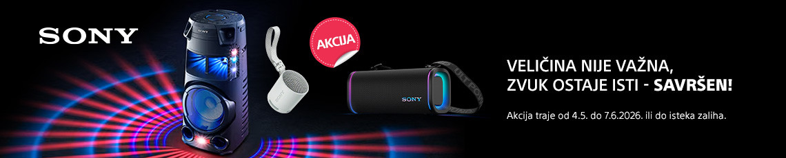 Akcija Sony prijenosni zvučnici
