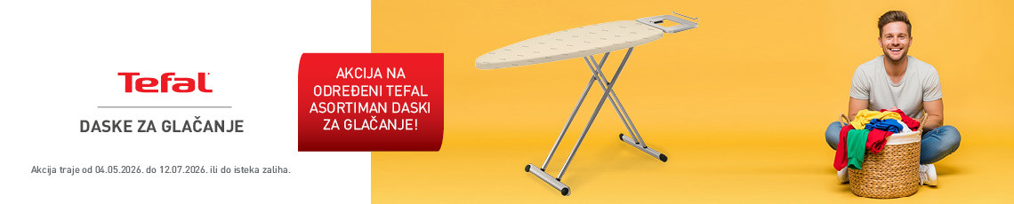 akcija tefal daske za glačanje 5mj 2026