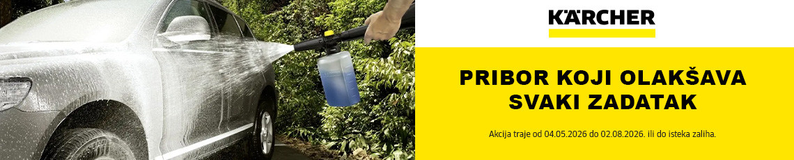 Akcija Karcher pribor 5mj 2026