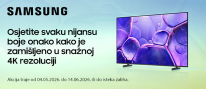 samsung 4k televizori akcija svibanj 2026