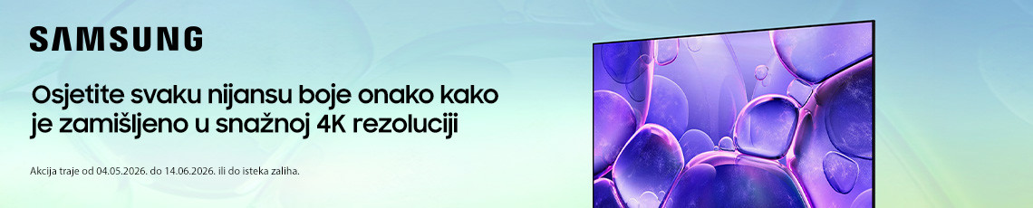 Samsung 4K televizori Akcija Svibanj 2026
