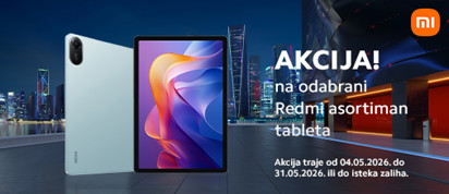 akcija redmi i xiaomi tableti 5mj 2026