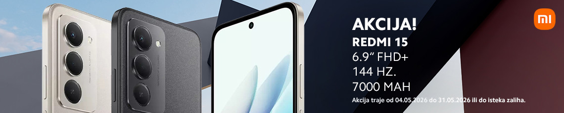 akcija redmi 15 5mj 2026