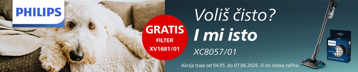 Philips XC8057 i gratis filter svibanj