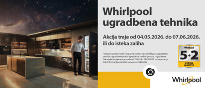 whirlpool akcija ugradbena tehnika 2026