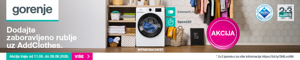Gorenje WPNEI86ASWIFI svibanj 2025