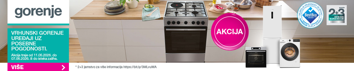 Gorenje odabrani artikli svibanj 2026