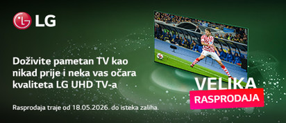lg televizori rasprodaja svibanj 2026