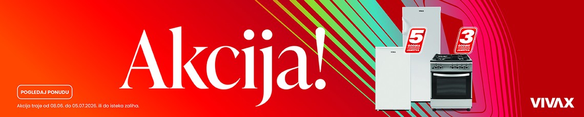 Vivax akcija bijela tehnika lipanj
