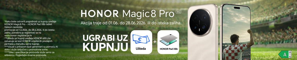 Akcija Honor Magic 8 Pro Lipanj26