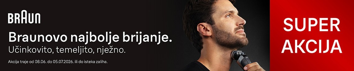 Braun aparati za brijanje Lipanj 2026