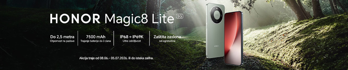 Akcija Honor Magic 8 Lite Lipanj26
