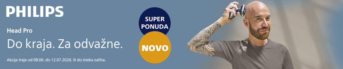 Philips brijač za glavu akcija lipanj