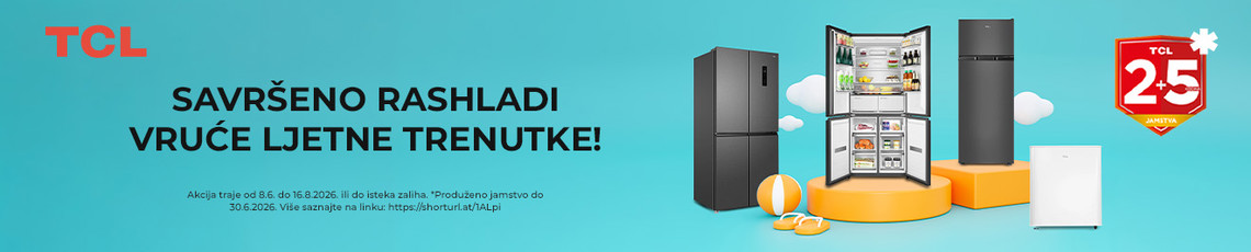 Akcija TCL hladnjaci ljeto 2026