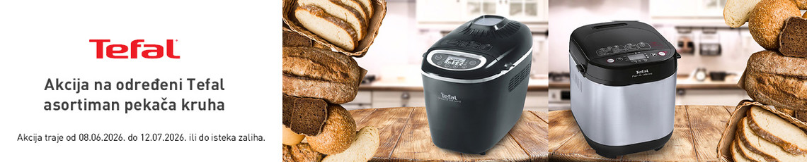 Akcija Tefal pekači kruha 6mj 26
