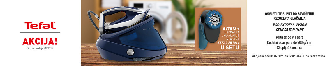 Akcija Tefal GV9812 SET 6mj 2026