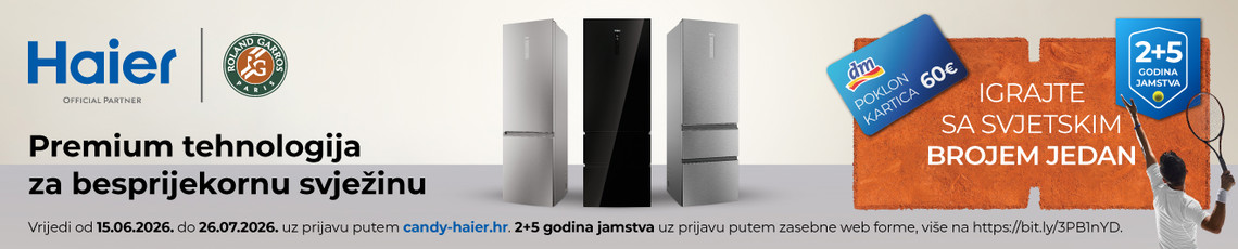 Haier hladnjaci i DM poklon bon 60,00 eur