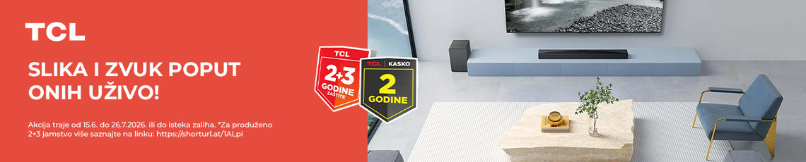 TCL televizori ljeto 2026
